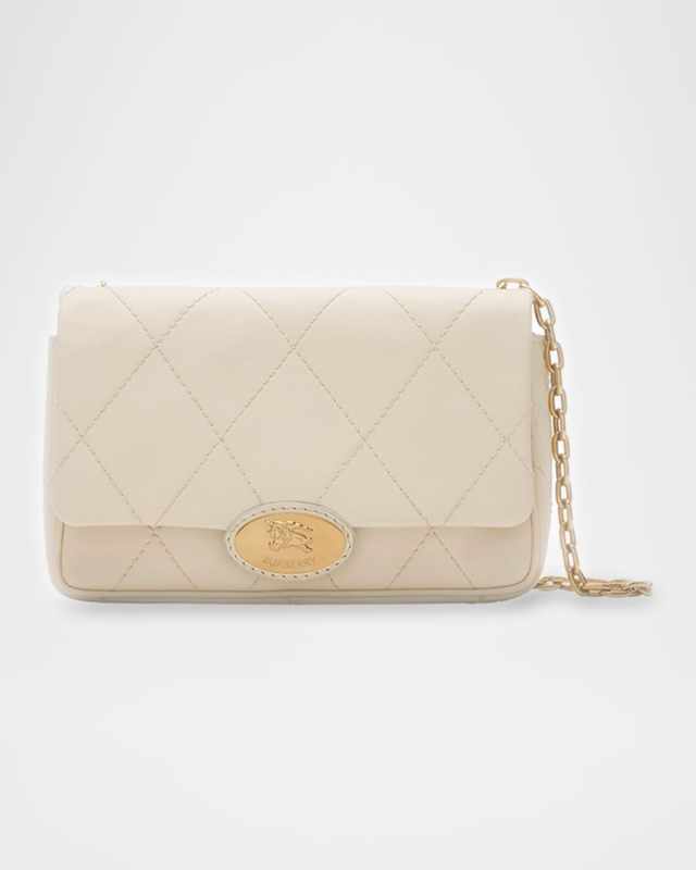 Strand Quilted Leather Clutch Bag